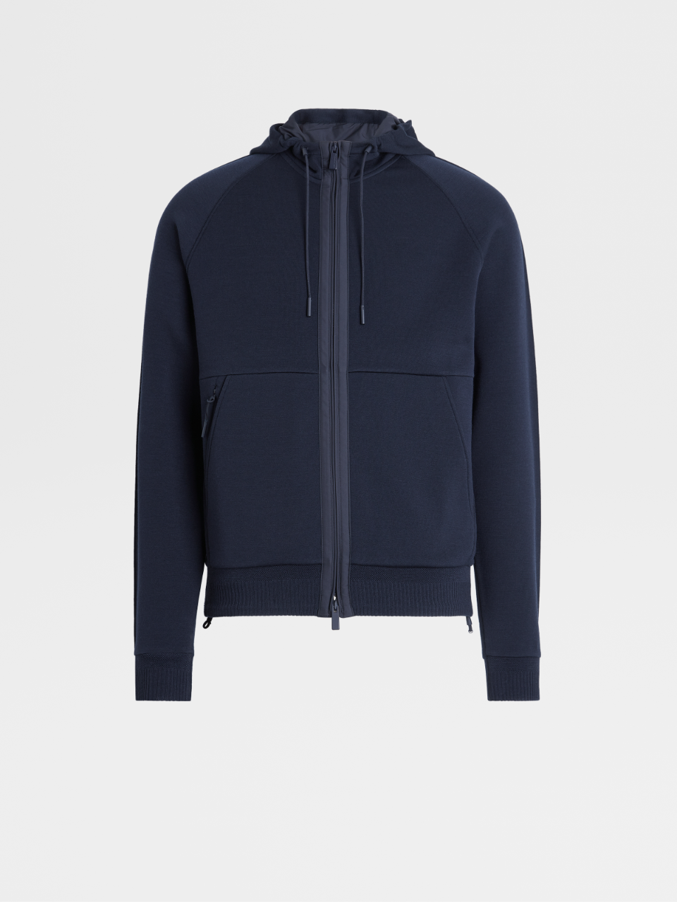 High Performance™ Wool and Spacer Cotton Hooded Full Zip Sweatshirt